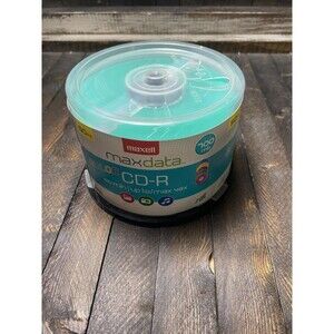 Maxell Maxdata Color CD-R 700MB 80min 48x Recordable Discs 50-Pack Spindle